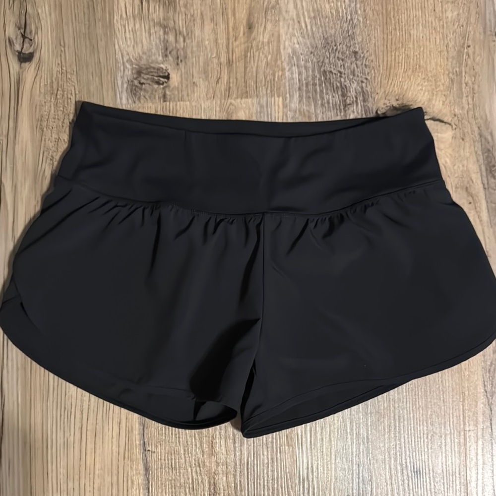 ZYIA Midnight Black Women's Athletic Shorts